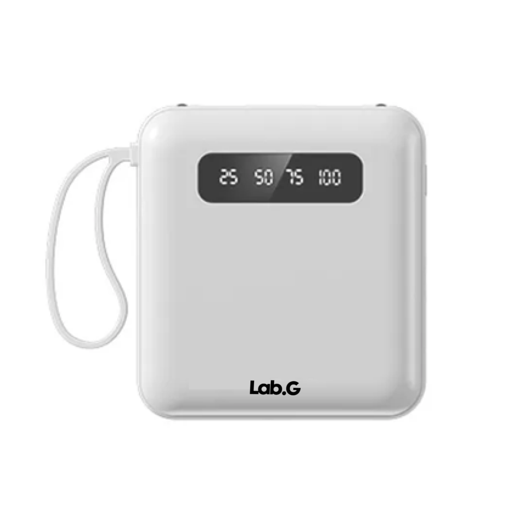 Foto 1 | Batería Portátil Power Bank 10000mah Cargador Celular Tipo A Lab.g  Blanca