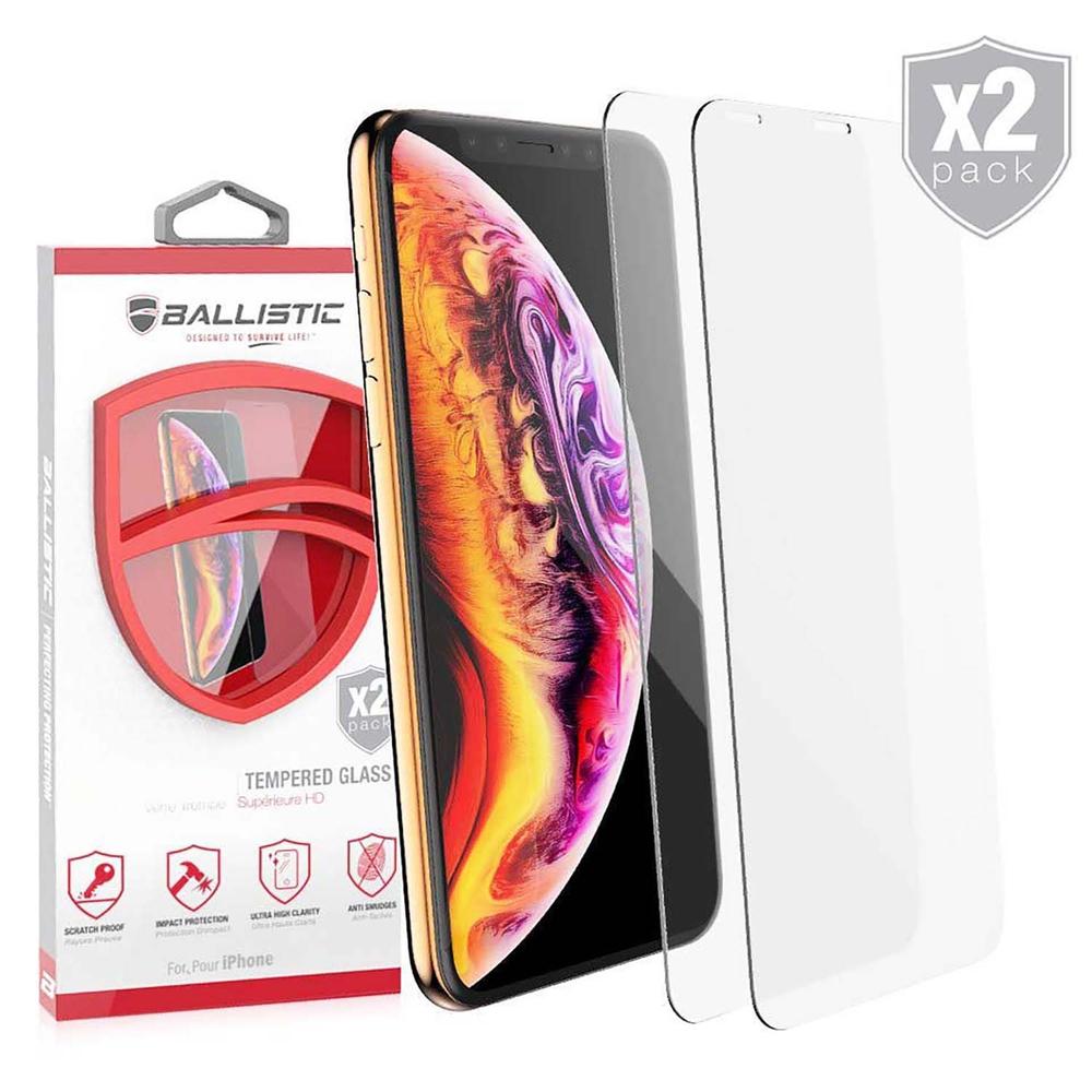 Foto 2 pulgar | Mica Vidrio Ballistic HD para iPhone 11 Pro/ iPhone X y Xs 2 Protectores de Pantalla