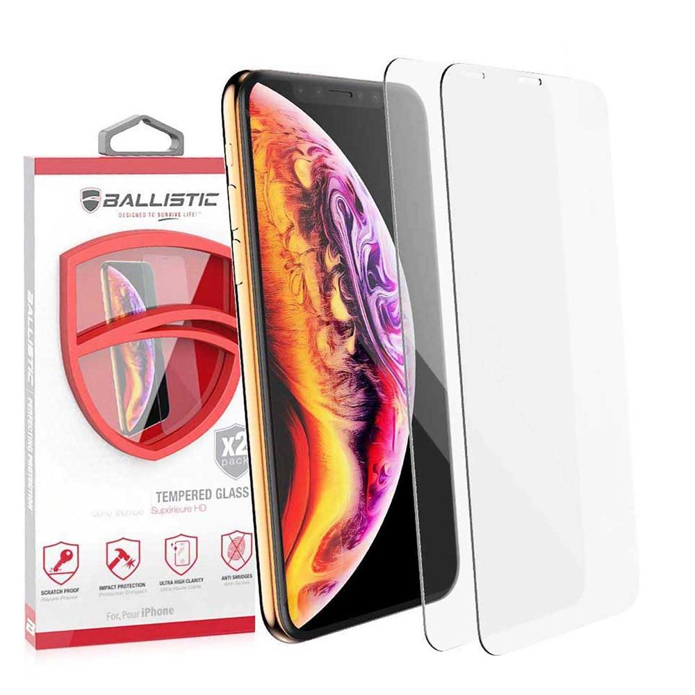 Foto 5 pulgar | Mica Vidrio Ballistic HD para iPhone 11 Pro/ iPhone X y Xs 2 Protectores de Pantalla