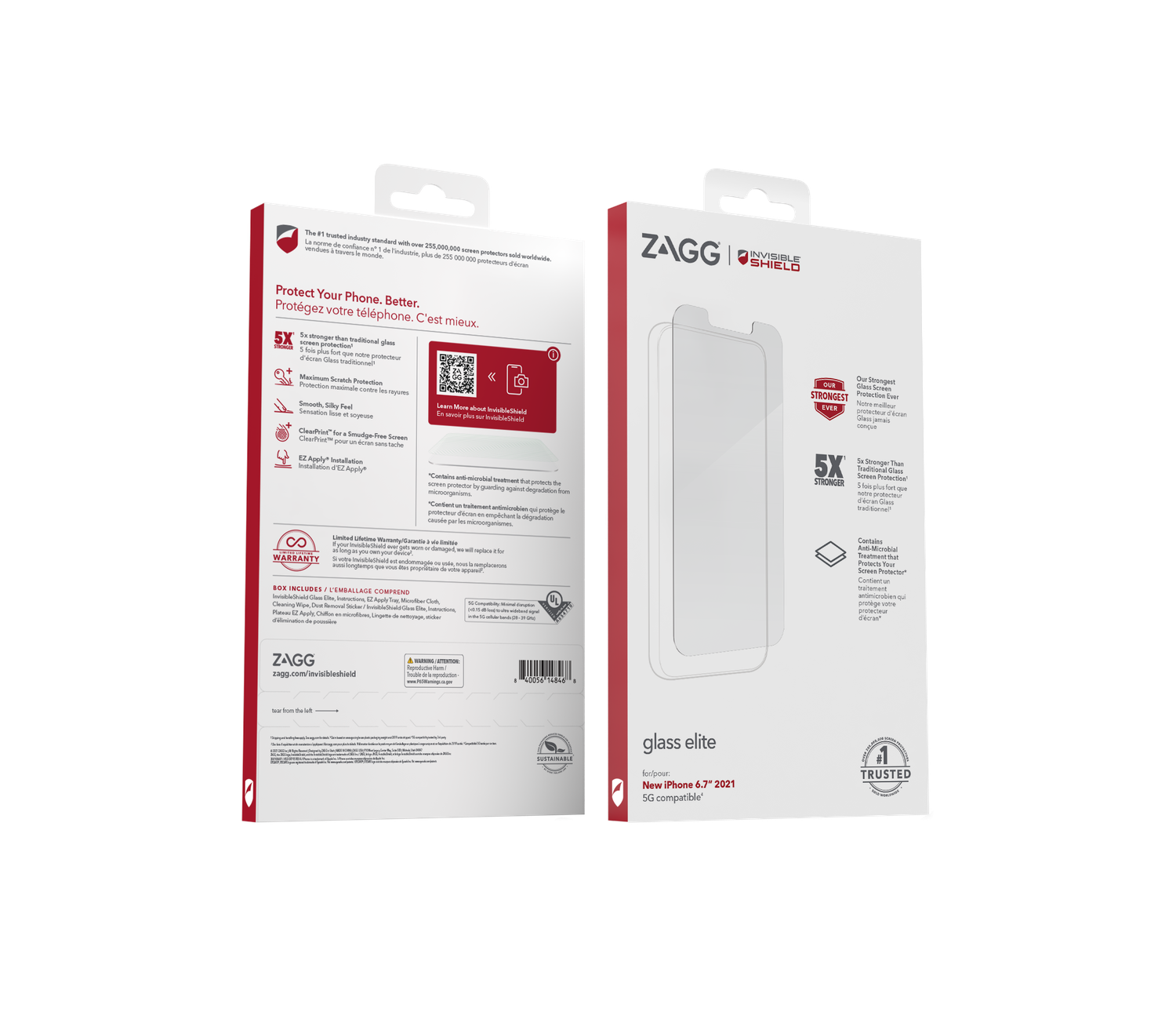 Foto 2 | Mica Glass Elite para iPhone 13 Pro Max Transparente