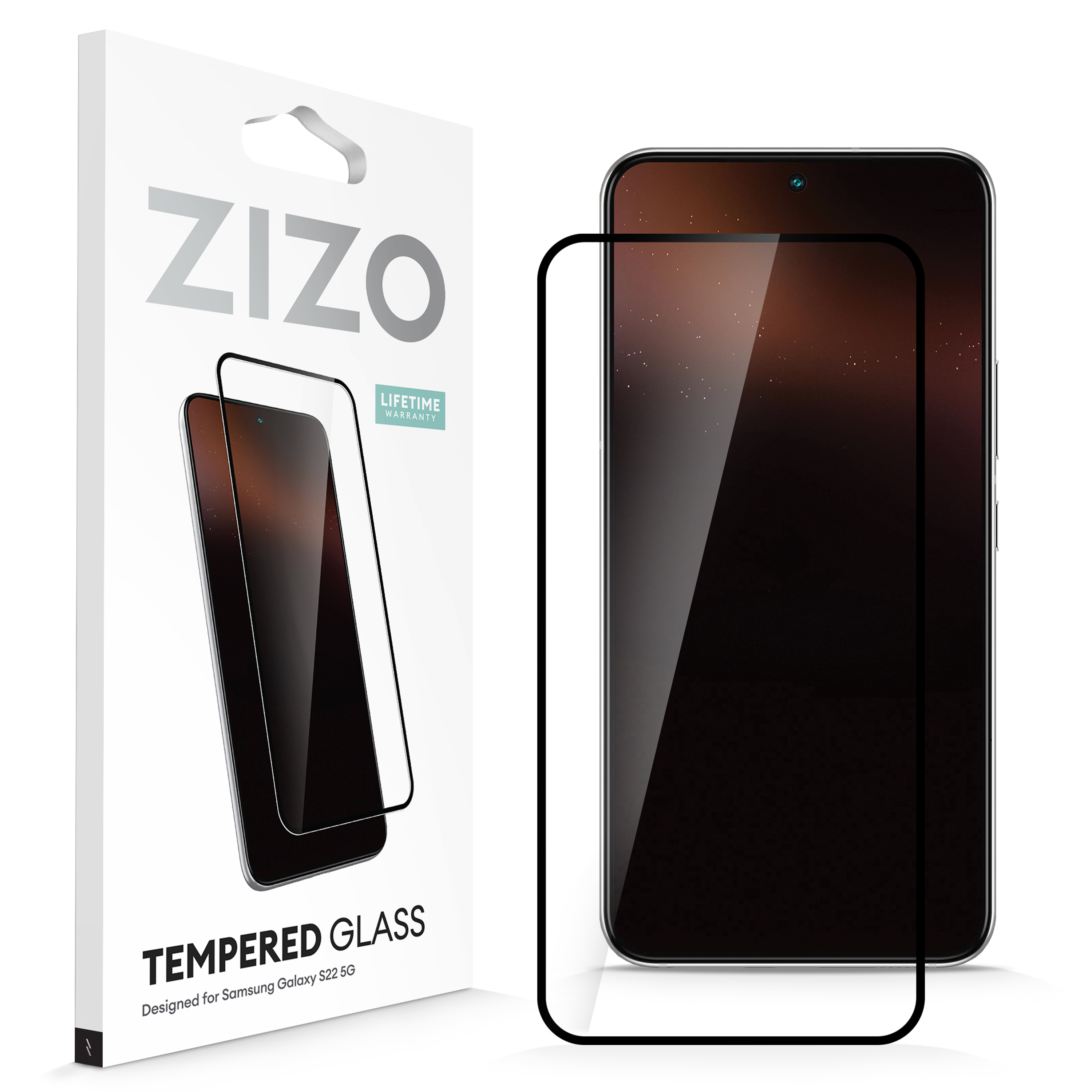 Foto 4 pulgar | Mica para Galaxy S22 Zizo Transparente 9h Friendly Alta Definición