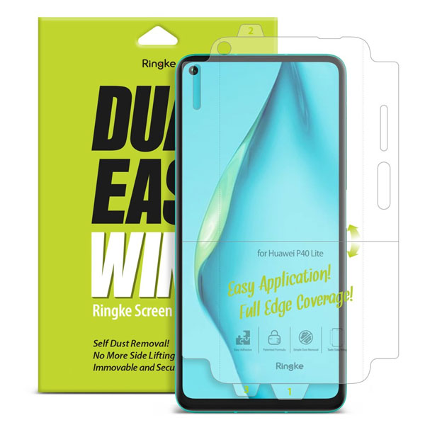 Foto 2 pulgar | Mica P40 Lite Dual Easy Wing Ringke 2 pz Transparente