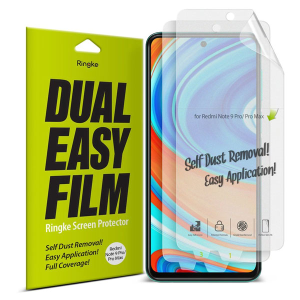 Foto 2 pulgar | Mica Redmi Note 9 Pro Max/ 9 Pro Ringke Dual Easy Film 2 Piezas