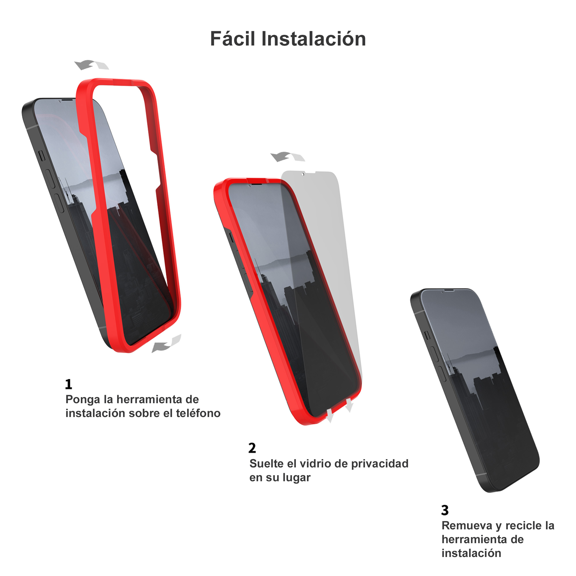 Foto 4 pulgar | Vidrio Raptic Glass Full Coverage Para iPhone 14