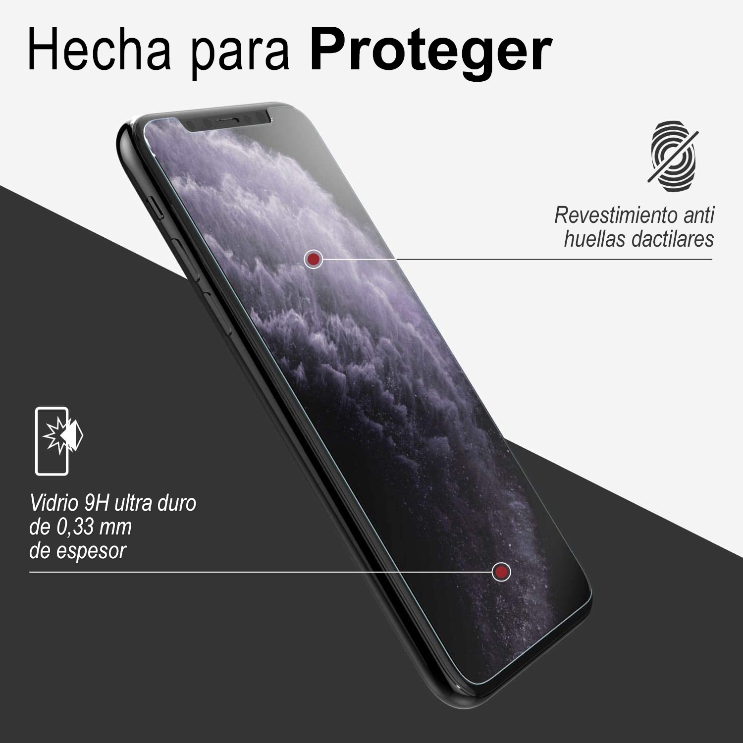 Foto 5 pulgar | Vidrio Raptic Glass Full Coverage Para iPhone 14 Pro Max