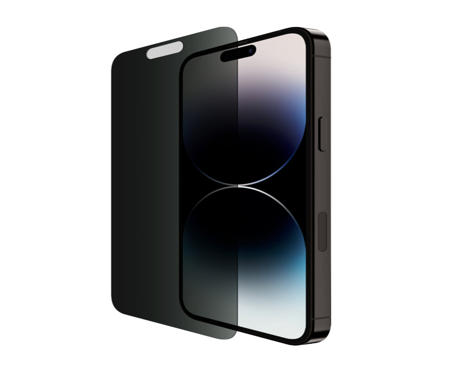 Foto 4 pulgar | Screenforce Protector De Pantalla De Vidrio Templado Con Tratamiento De Privacidad Iphone 14 Pro