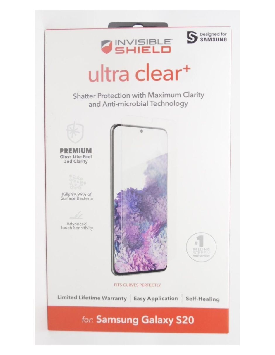 Foto 3 pulgar | Mica Zagg Galaxy S20 Invisibleshield Ultra Clear+
