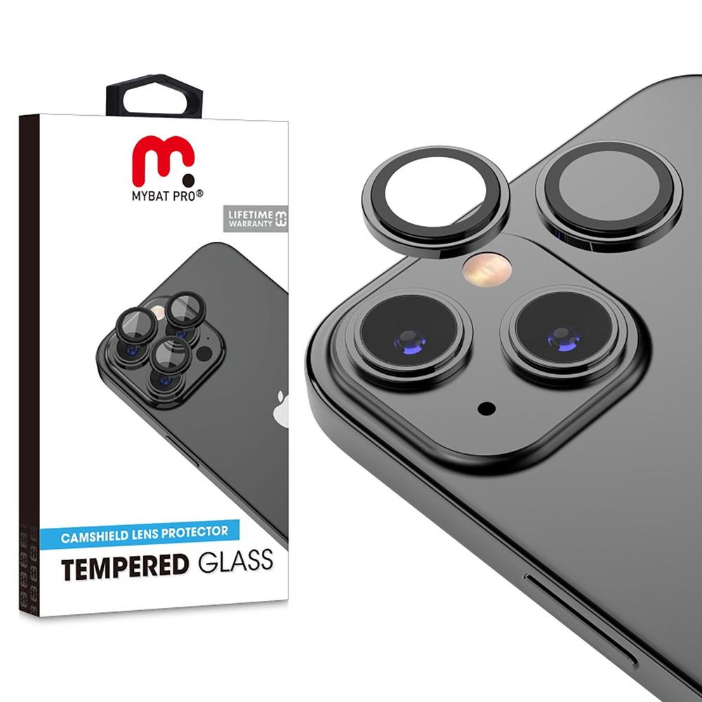 Foto 4 pulgar | Mica Vidrio Mybat Camshield Negro para iPhone 15 y 15 Plus