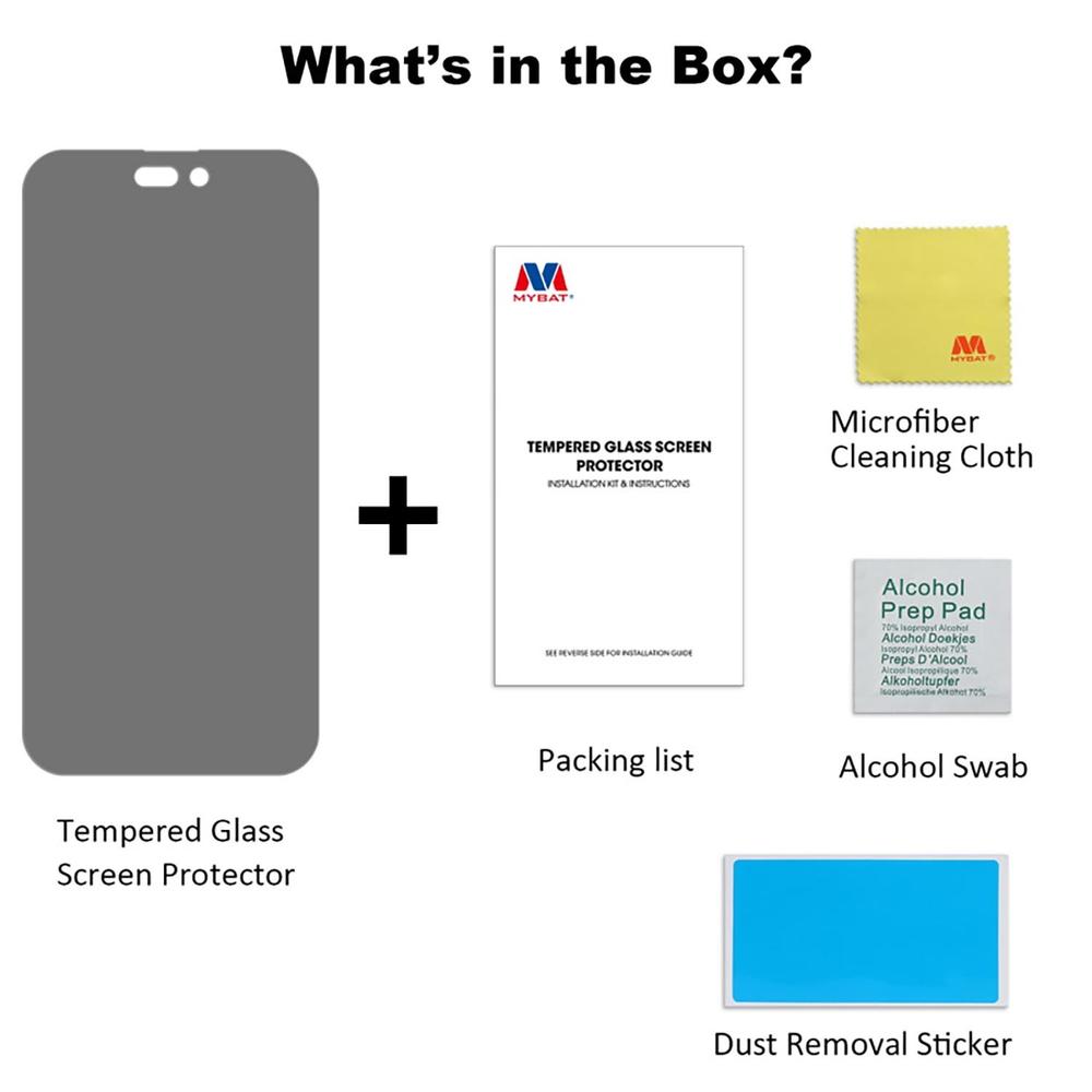Foto 3 | Mica Vidrio Privacidad Mybat para iPhone 15 Pro Max