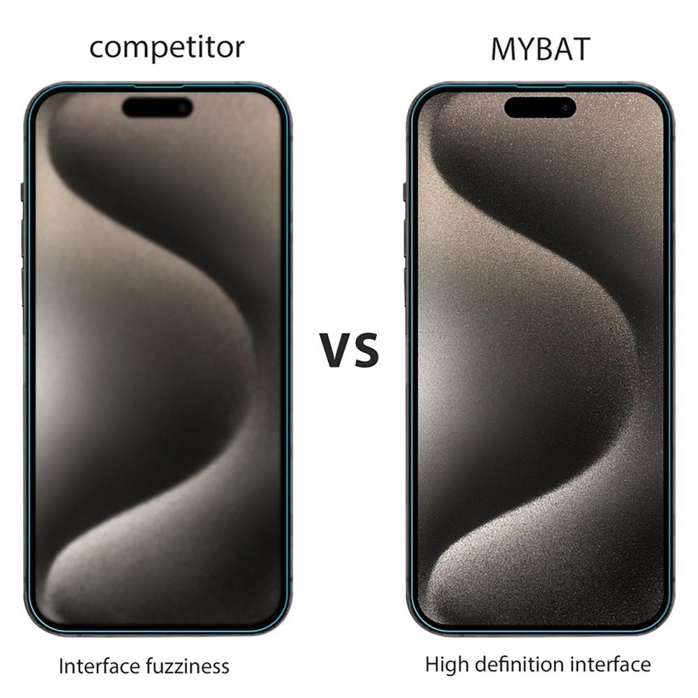 Foto 8 | Mica Vidrio Mybat Para Iphone 15 Pro Max 25 Piezas Protectora De Pantalla Transparente