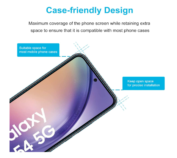 Foto 4 pulgar | Teknet Protector Cristal Templado Para Samsung Galaxy A54 5g