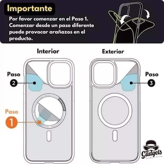 Foto 7 | Kit Funda + Mica Pantalla + Mica Cámara Para Iphone 15 Magsafe, Mica Vidrio Templado Para Iphone 15
