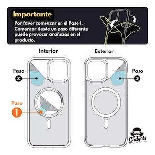 Foto 7 | Kit Funda + Mica Pantalla + Mica Cámara Para Iphone Magsafe, Mica Vidrio Templado Para Iphone 13 Pro Max