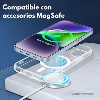 Foto 8 | Kit Funda + Mica Pantalla + Mica Cámara Para Iphone Magsafe, Mica Vidrio Templado Para Iphone 13 Pro Max