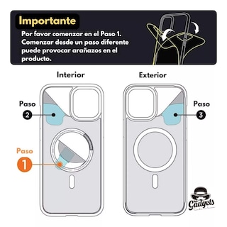 Foto 7 | Kit Funda + Mica Pantalla + Mica Cámara Para Iphone 11 Magsafe, Mica Vidrio Templado Para Iphone 11