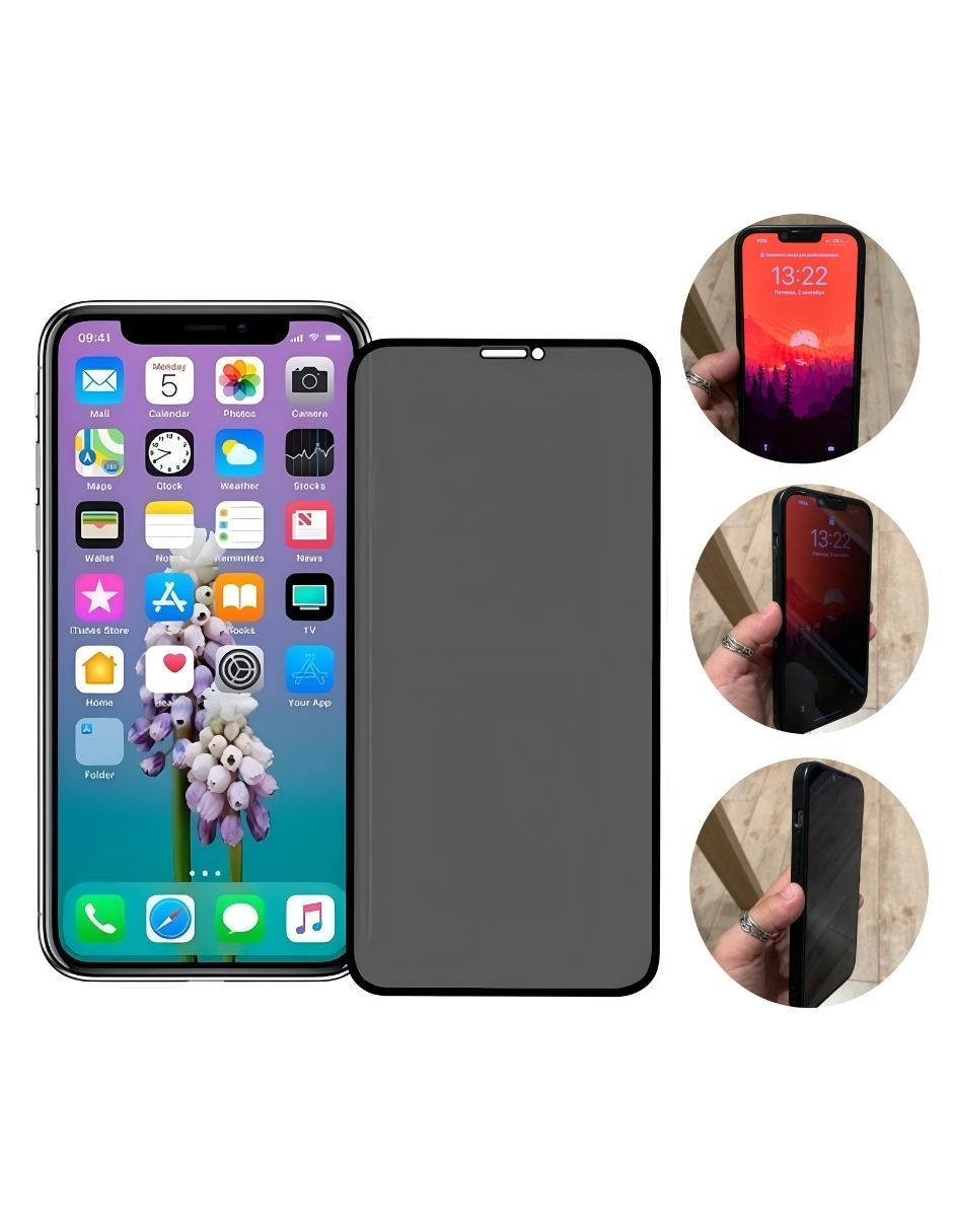 Foto 2 | Kit de 2 Piezas Protector de Privacidad Cristal Templado Ecomlab para iPhone 14