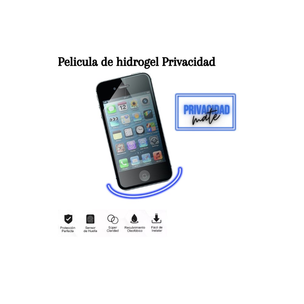 Foto 5 | 2 Mica Hidrogel Privacidad De La Pantalla Para Oppo Reno 12 F 5g