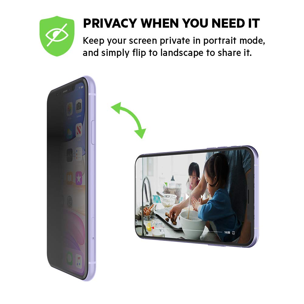 Foto 3 | Protector De Pantalla Belkin Screenforce De Cristal Templado Para Iphone 11 - Venta Internacional.