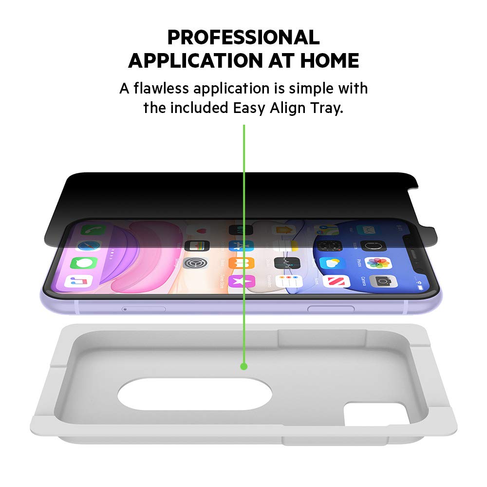 Foto 6 pulgar | Protector De Pantalla Belkin Screenforce De Cristal Templado Para Iphone 11 - Venta Internacional.