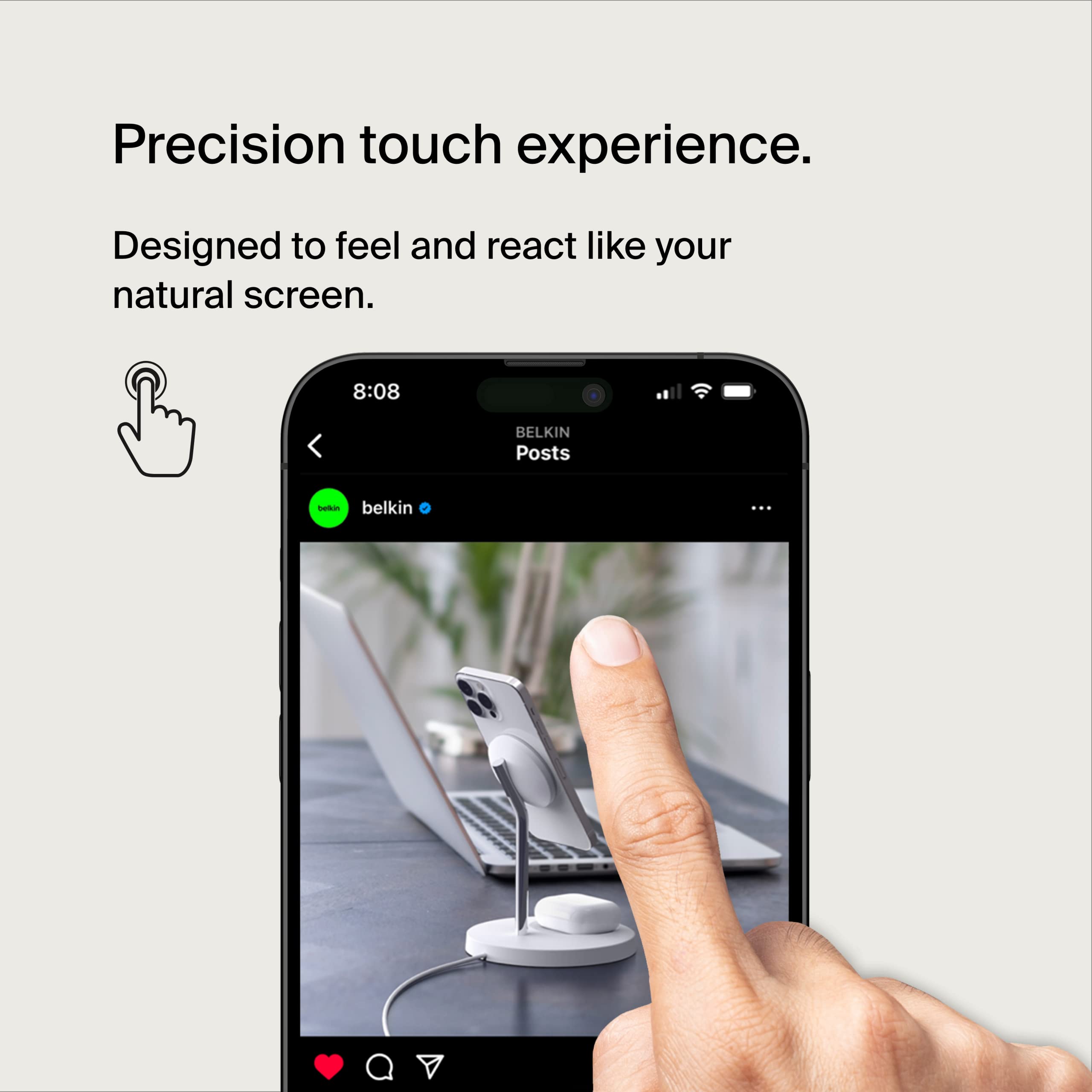Foto 7 pulgar | Protector De Pantalla Belkin Screenforce™ Ultraglass Para Iphone 14 Pro Max - Venta Internacional.