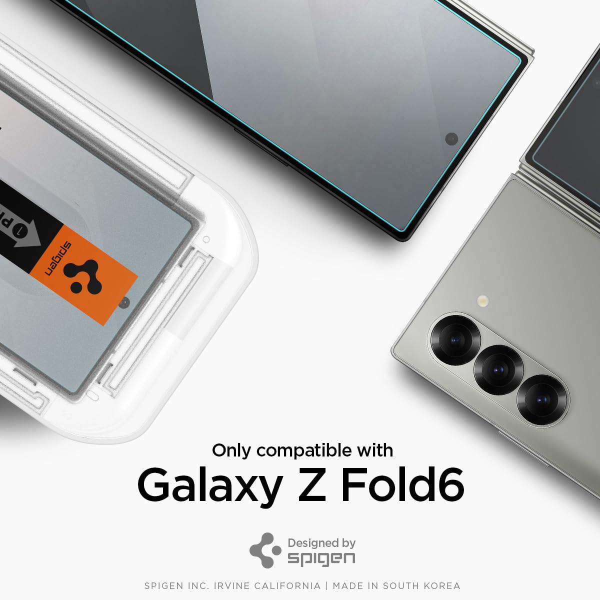 Foto 3 pulgar | Protector De Pantalla Spigen Glastr Ez Fit Galaxy Z Fold 6, Paquete De 2 - Venta Internacional.