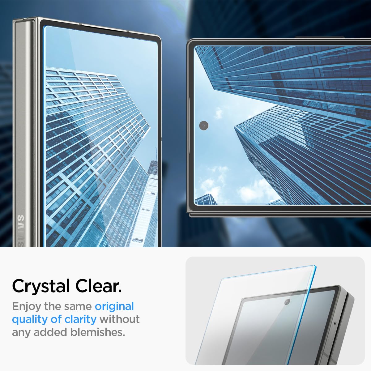 Foto 5 | Protector De Pantalla Spigen Glastr Ez Fit Galaxy Z Fold 6, Paquete De 2 - Venta Internacional.