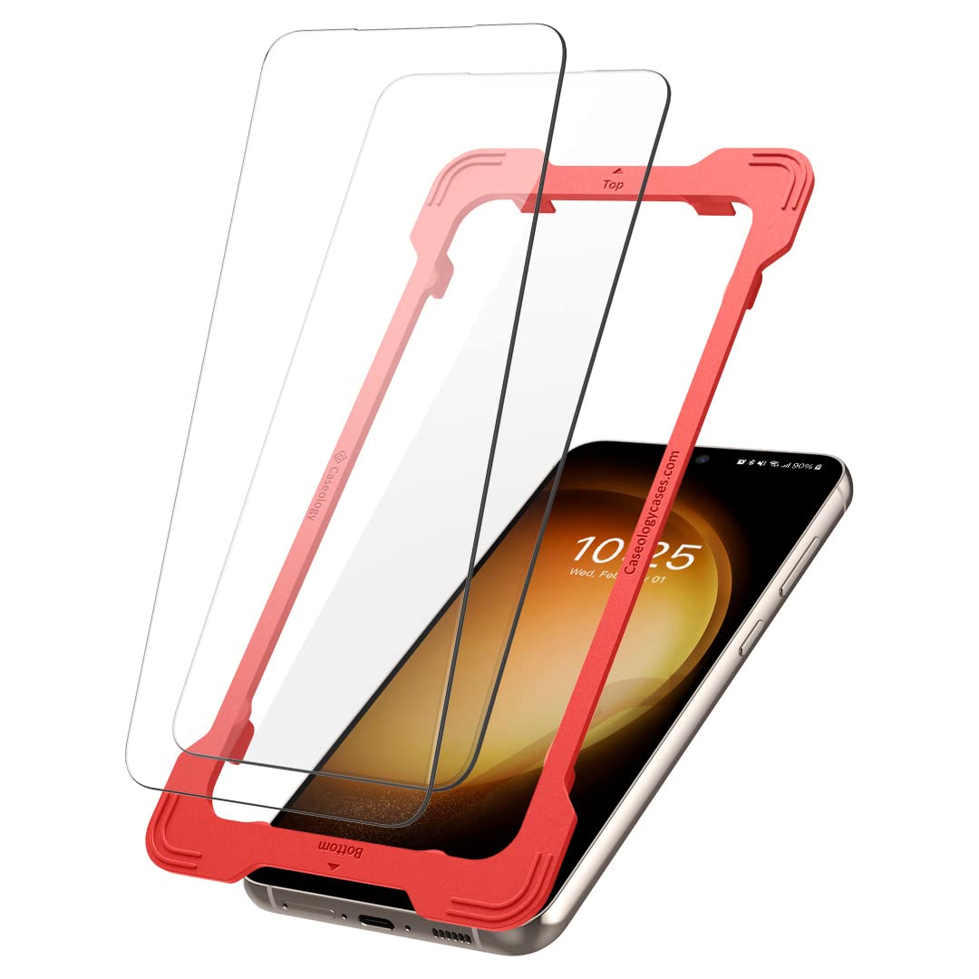 Foto 2 pulgar | Protector De Pantalla Caseology Snap Fit Clear Para Samsung Galaxy - Venta Internacional.