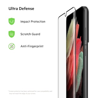 Foto 2 | Protector De Pantalla Belkin Screenforce Tempered Curve Para Galaxy S21 Ultra - Venta Internacional.