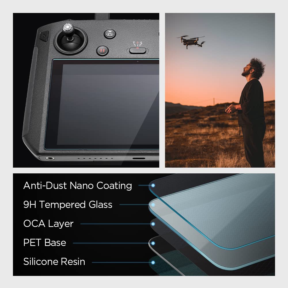 Foto 4 pulgar | Protector De Pantalla Spigen Glas.tr Slim Para Dji Rc Pro/smart Controller - Venta Internacional.