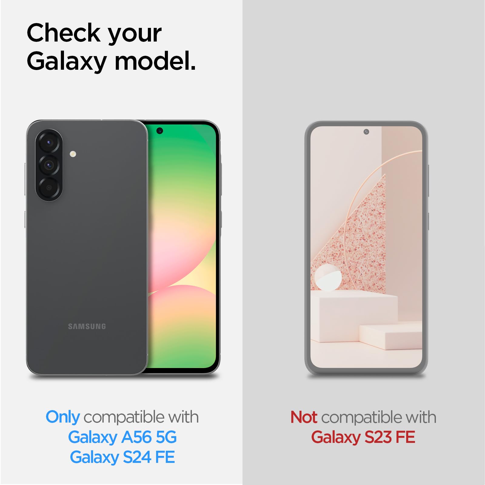 Foto 3 pulgar | Protector De Pantalla Spigen Glastar Ez Fit Galaxy A56 5g/s24 Fe - Venta Internacional.