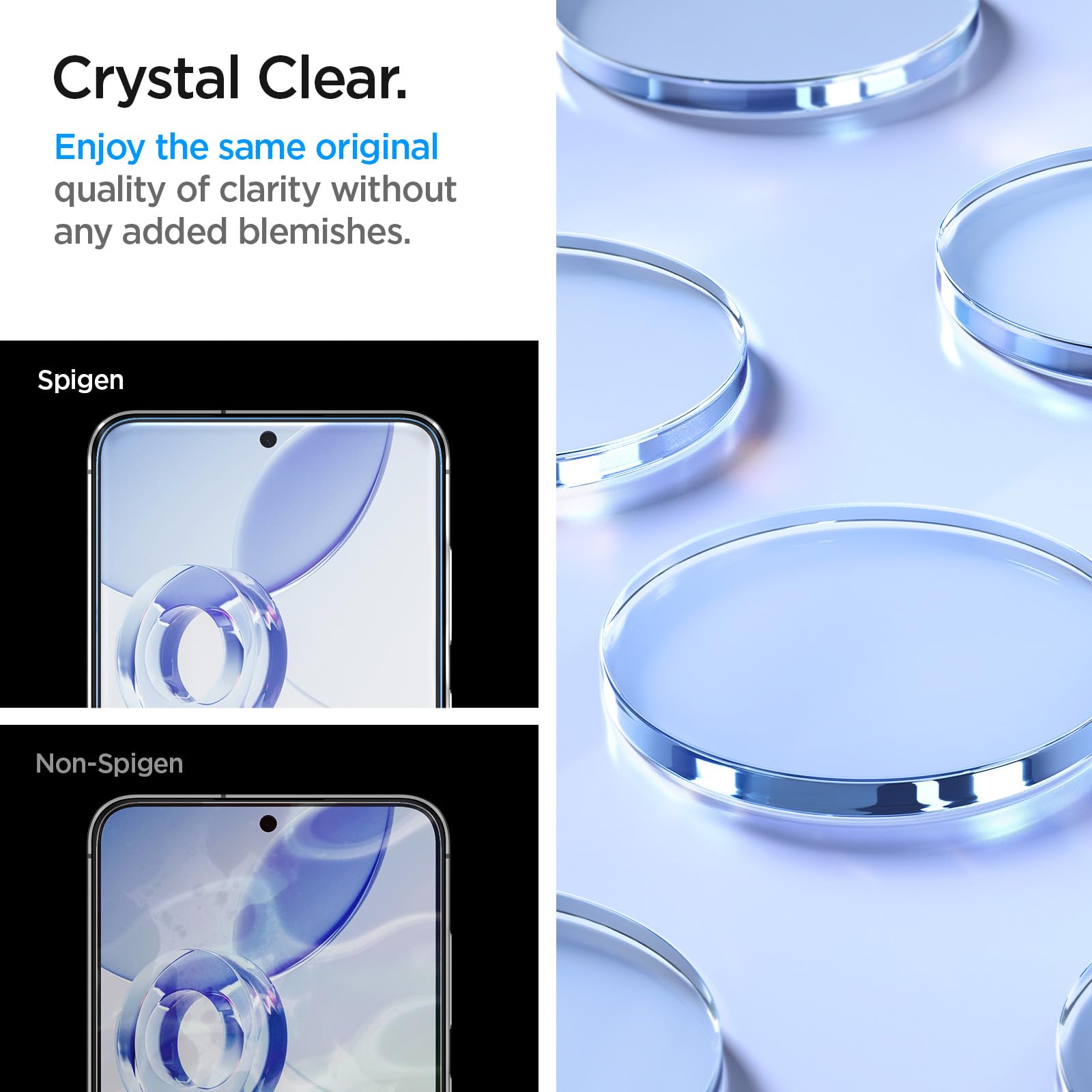 Foto 7 pulgar | Protector De Pantalla Spigen Glastar Ez Fit Galaxy A56 5g/s24 Fe - Venta Internacional.