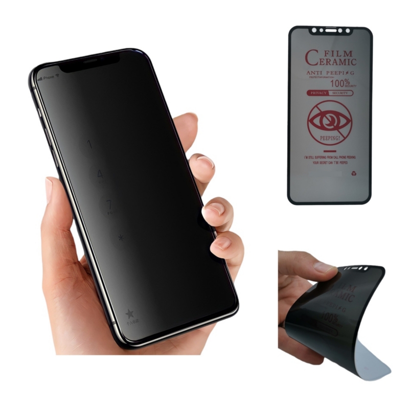 Foto 2 pulgar | Protector De Pantalla De Cerámica Antiespía Para Iphone 12 Pro - Venta Internacional.