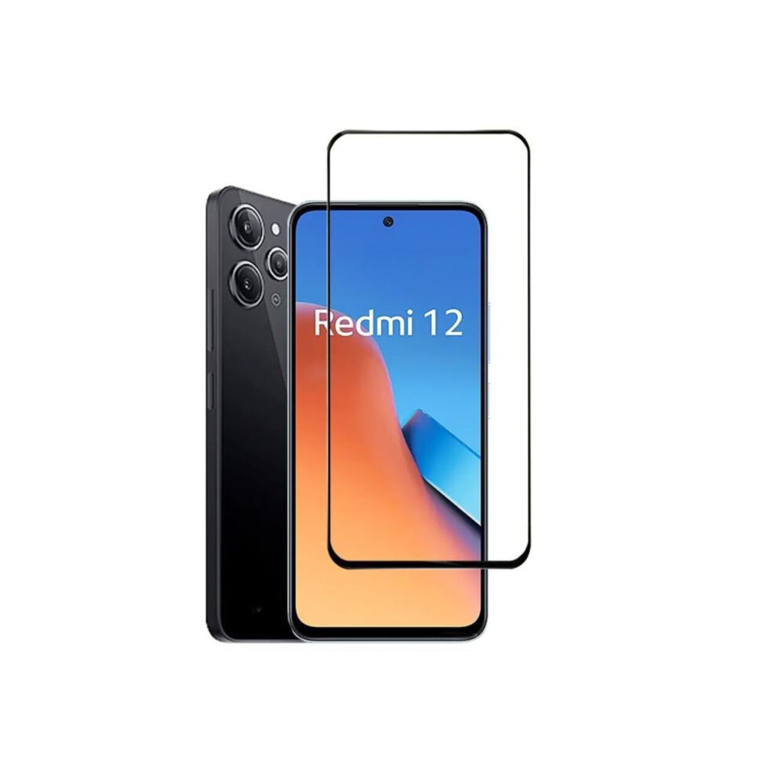 Foto 2 pulgar | Protector De Pantalla De Vidrio Templado Para Redmi 12 4g - Venta Internacional.
