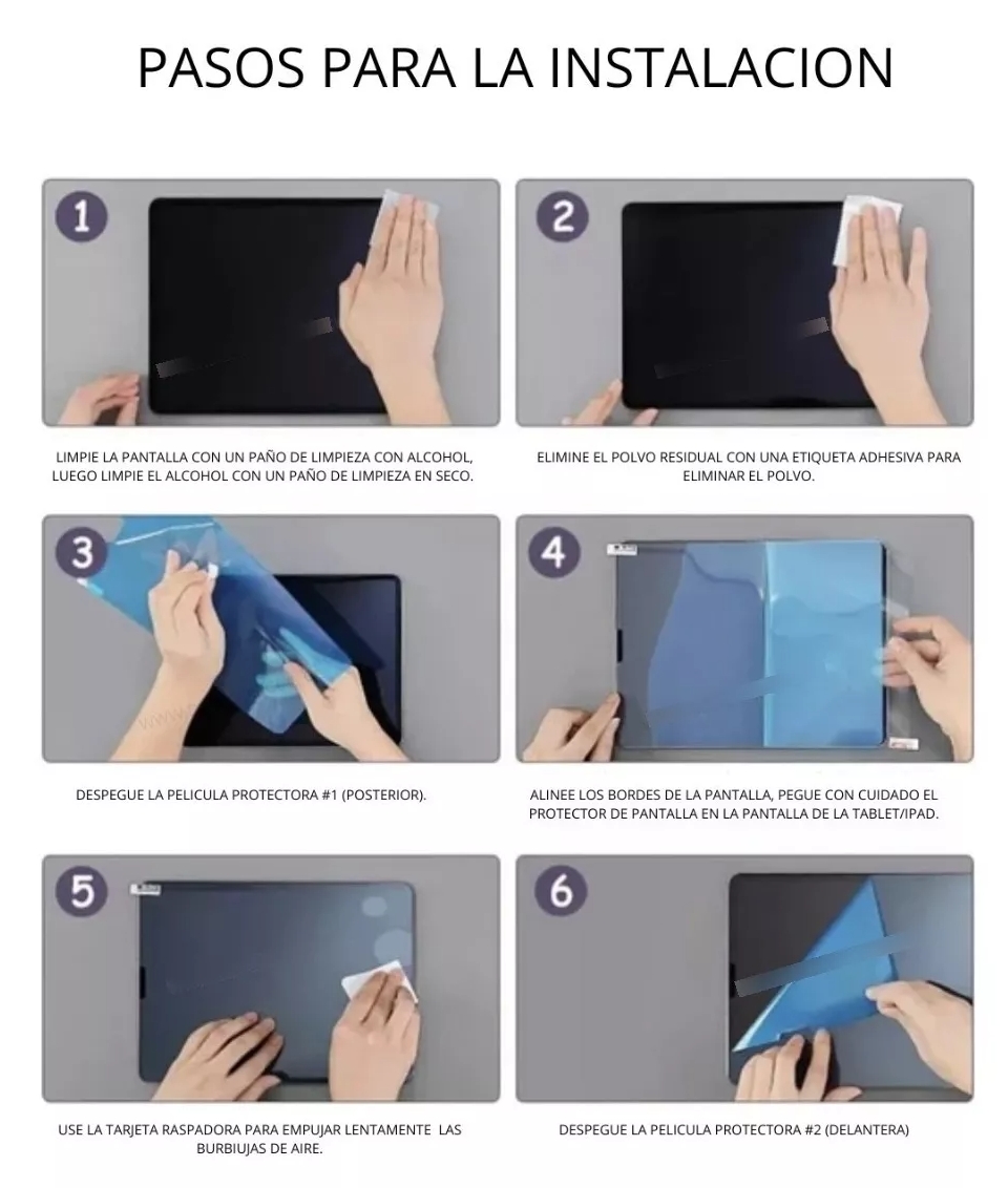 Foto 3 pulgar | Película Protectora De Pantalla Tipo Papel Para Galaxy Tab S9 Fe - Venta Internacional.