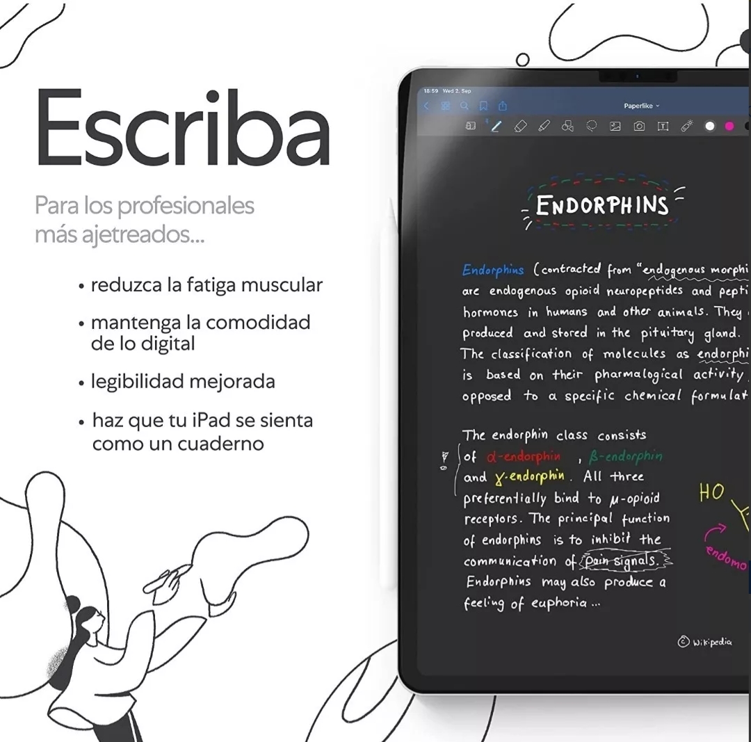Foto 4 pulgar | Película Protectora De Pantalla Tipo Papel Para Galaxy Tab S9 Fe - Venta Internacional.