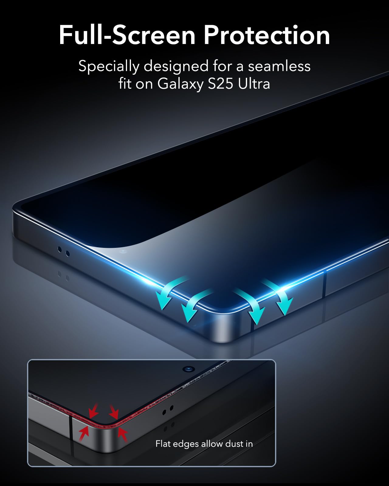 Foto 6 | Protector De Pantalla Esr Para Samsung Galaxy S25 Ultra 6.9'' - Venta Internacional.