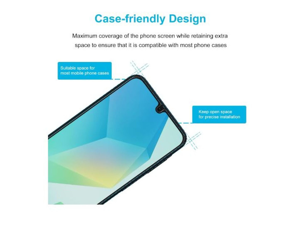 Foto 4 pulgar | Teknet Protector Pantalla Para Samsung Galaxy A26 Cristal Templado