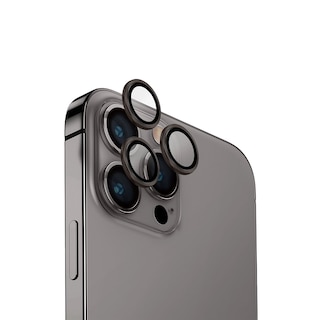 Foto 1 | Protector De Lentes Para Iphone 15 Pro Transparente | Gris Metálico Clear | Aluminium De Optix