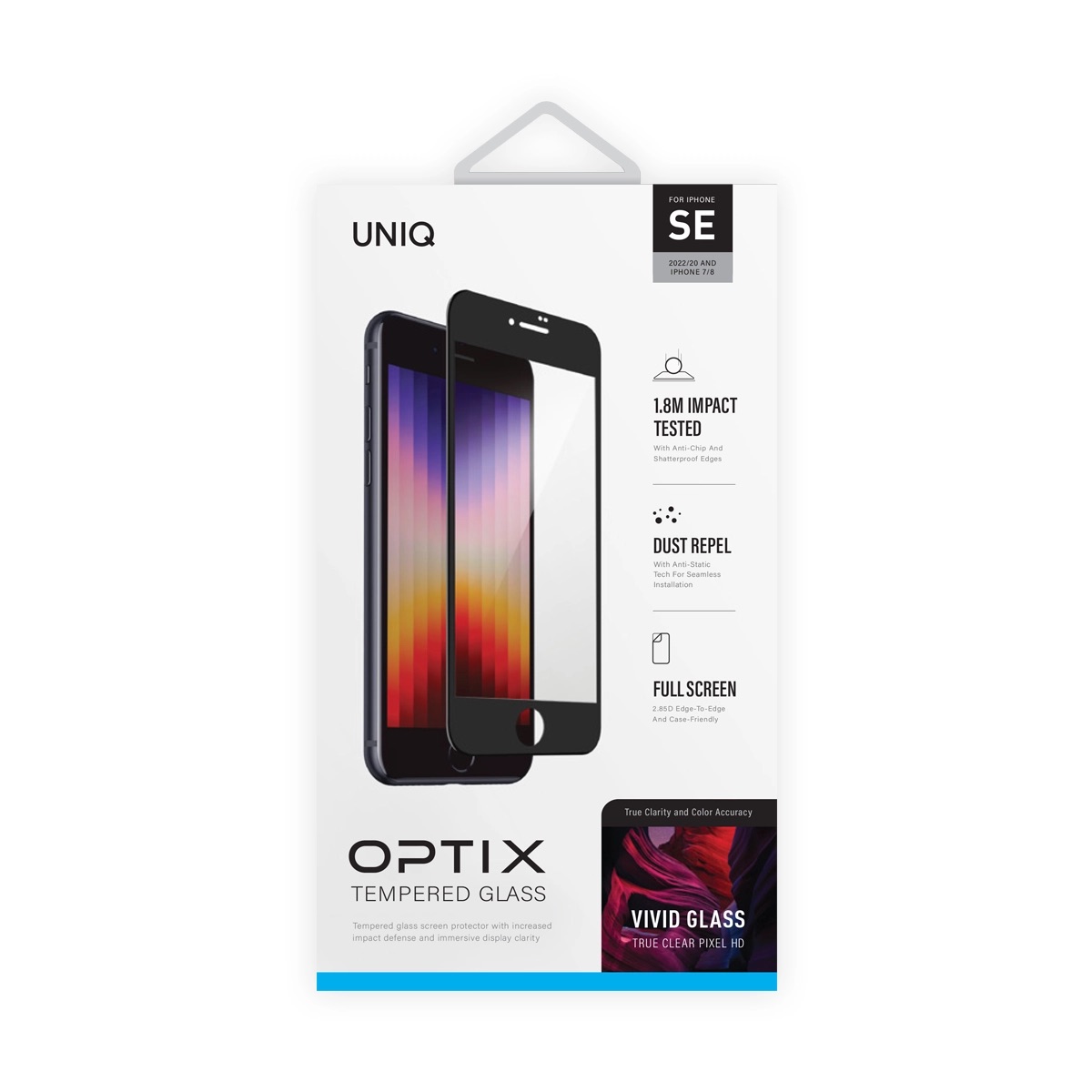 Foto 3 pulgar | Protector De Pantalla Para Iphone Se Vivid De Optix