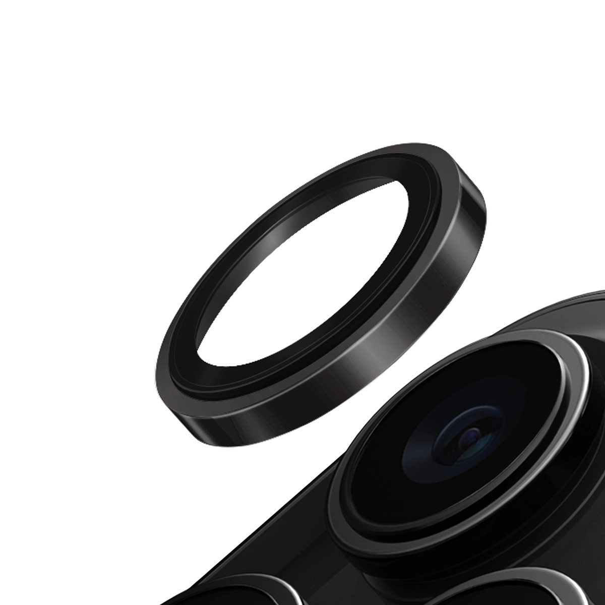 Foto 1 | Protector De Lentes Para Iphone 15 Pro Transparente | Gris Sapphire De Optix