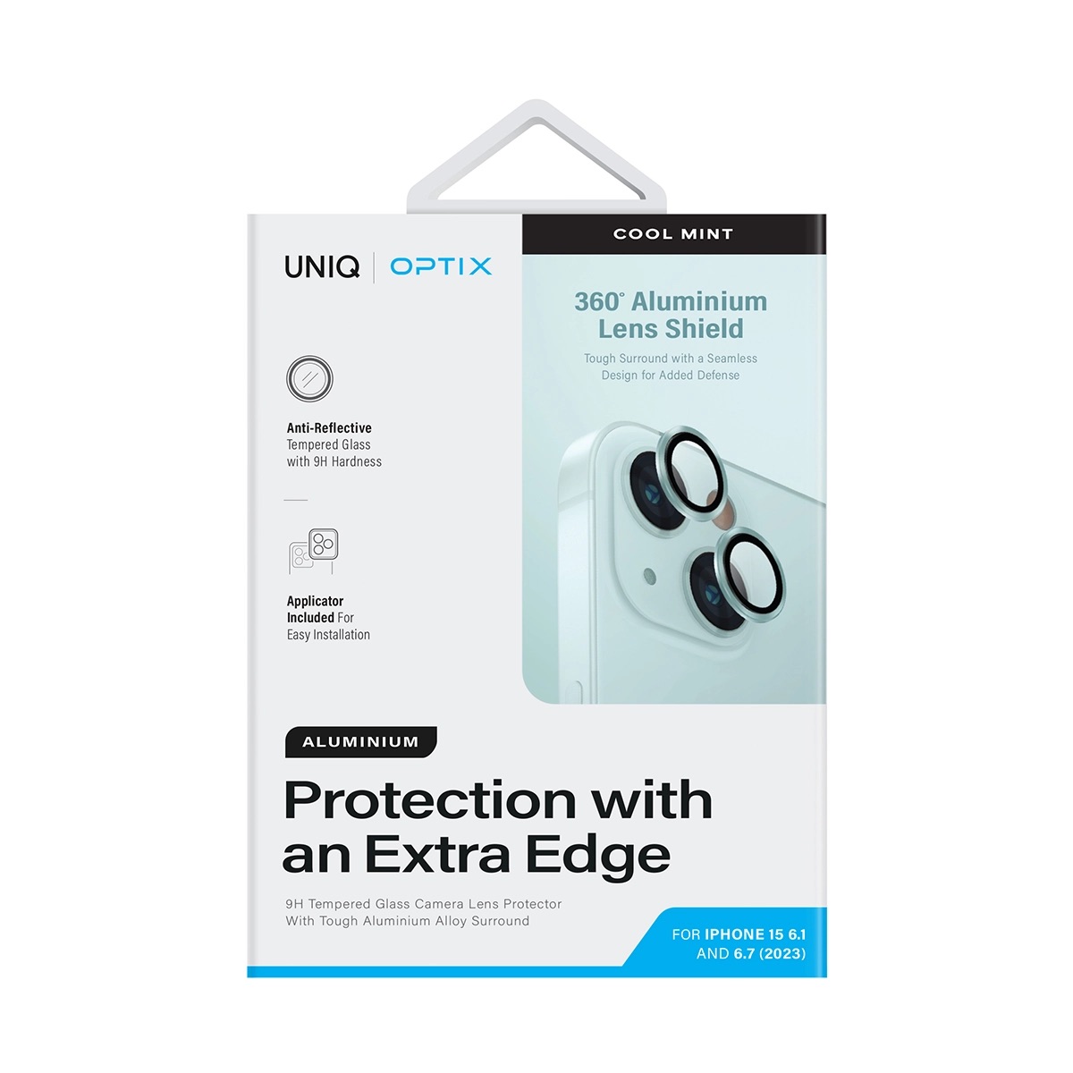 Foto 3 pulgar | Protector De Lentes Para Iphone 15 | Iphone 15 Plus Transparente | Aqua Clear | Aluminium De Optix