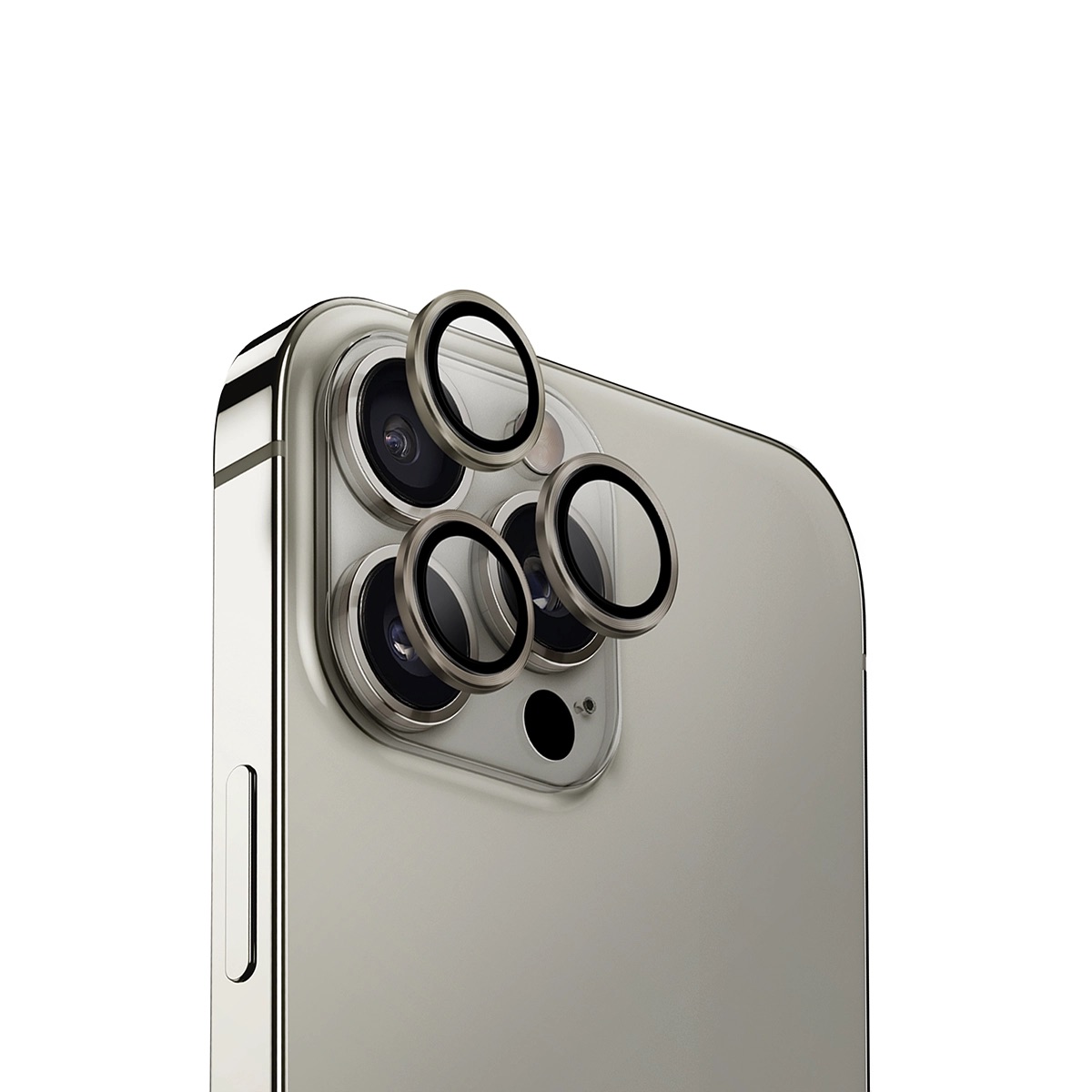 Protector De Lentes Para Iphone 16 Pro | Iphone 16 Pro Max Titanio Aluguard De Optix