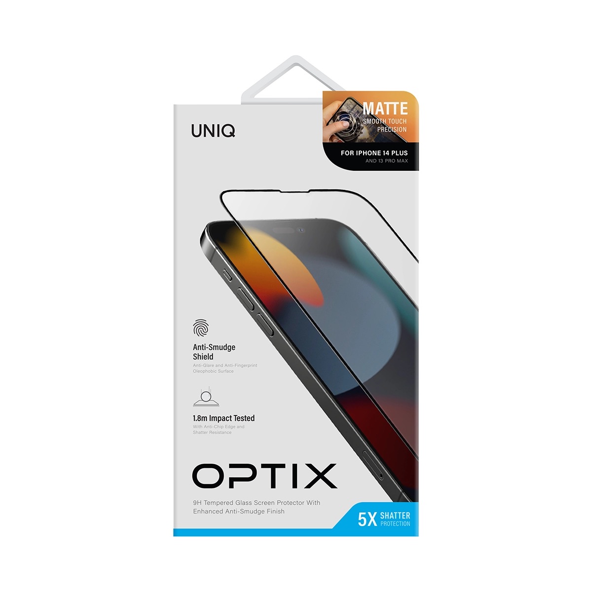 Foto 7 pulgar | Protector De Pantalla Para Iphone 14 Plus | Iphone 13 Pro Max Matte De Optix