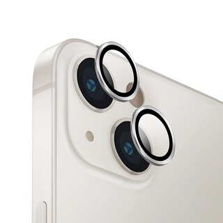 Foto 1 | Protector De Lentes Para Iphone 14 | Iphone 14 Plus Transparente | Plateado Clear | Aluminium De Optix