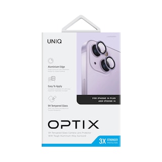 Foto 2 | Protector De Lentes Para Iphone 14 | Iphone 14 Plus Transparente | Lila Clear | Aluminium De Optix