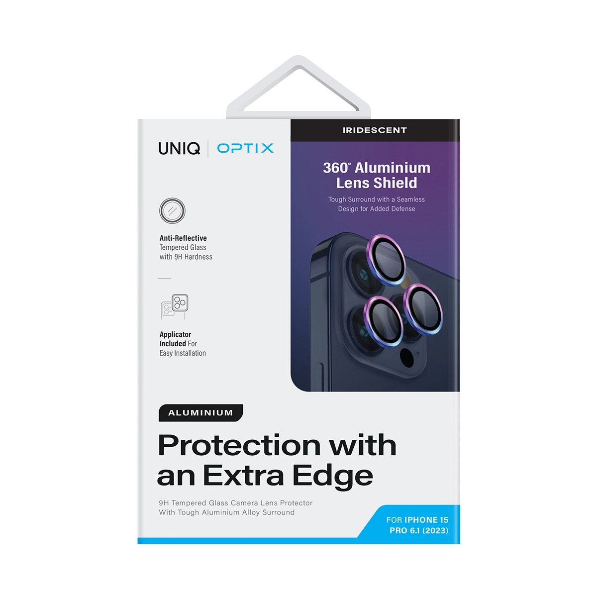 Foto 2 | Protector De Lentes Para Iphone 15 Pro Transparente | Tornasol Clear | Aluminium De Optix