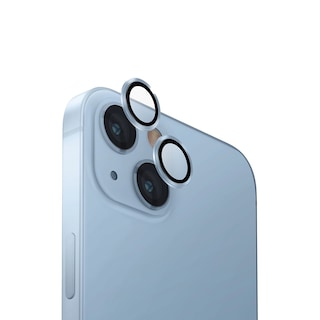 Foto 1 | Protector De Lentes Para Iphone 15 | Iphone 15 Plus Transparente | Azul Clear | Aluminium De Optix