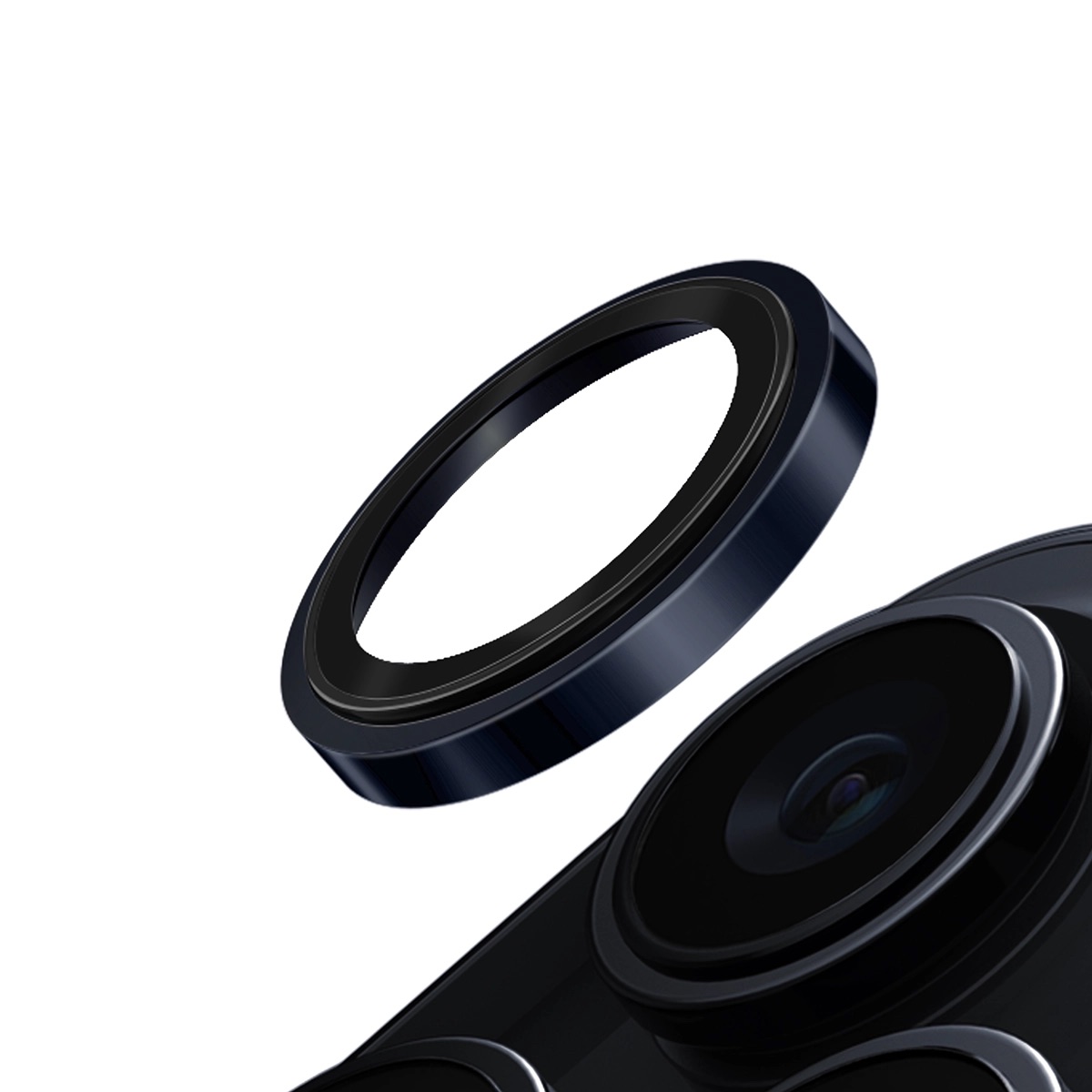 Protector De Lentes Para Iphone 15 Pro Transparente | Azul Sapphire De Optix