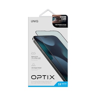 Foto 6 | Protector De Pantalla Para Iphone 14 Plus | Iphone 13 Pro Max Visioncare | Anti-blue Light De Optix