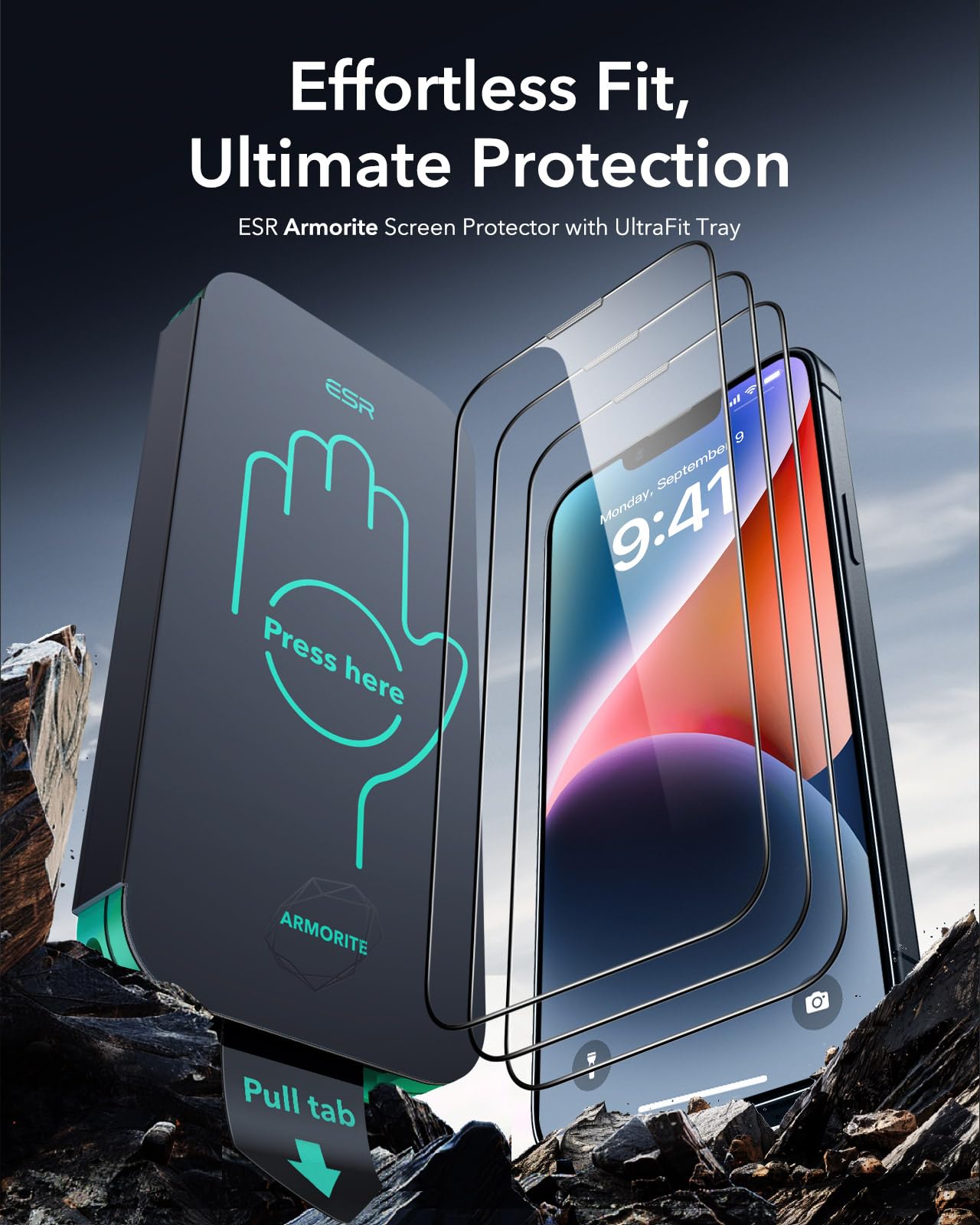 Foto 3 pulgar | Protector De Pantalla Esr Para Iphone 14 Plus/13 Pro Max, Paquete De 3 - Venta Internacional.